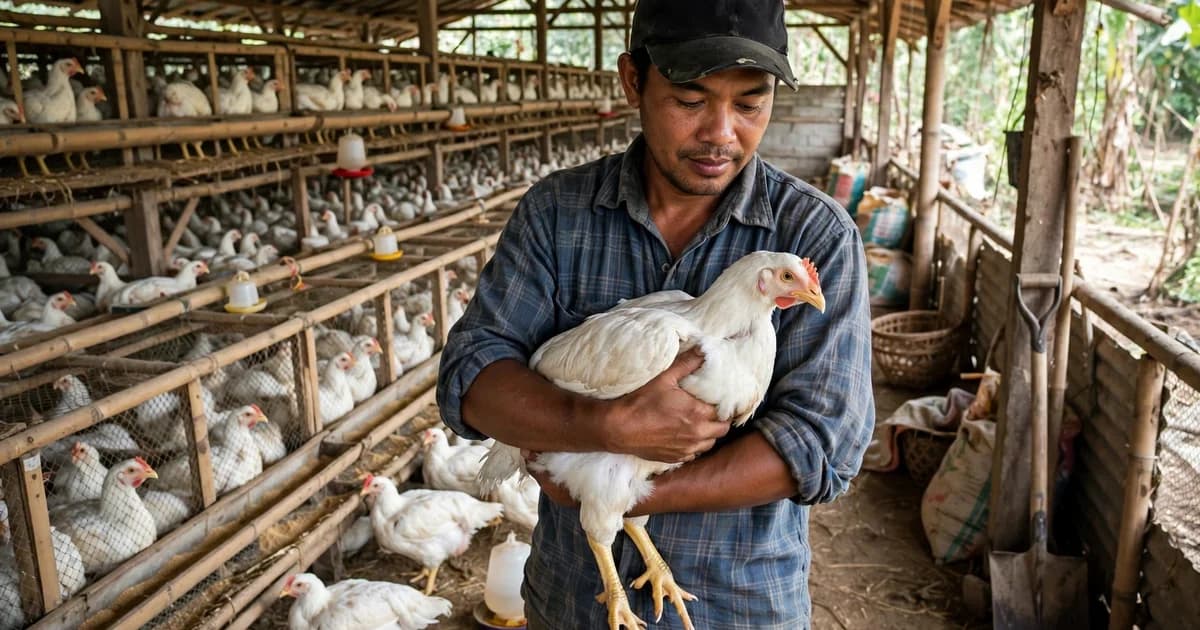 Harga Ayam di Kandang Makin Anjlok, Peternak Terancam Gulung Tikar