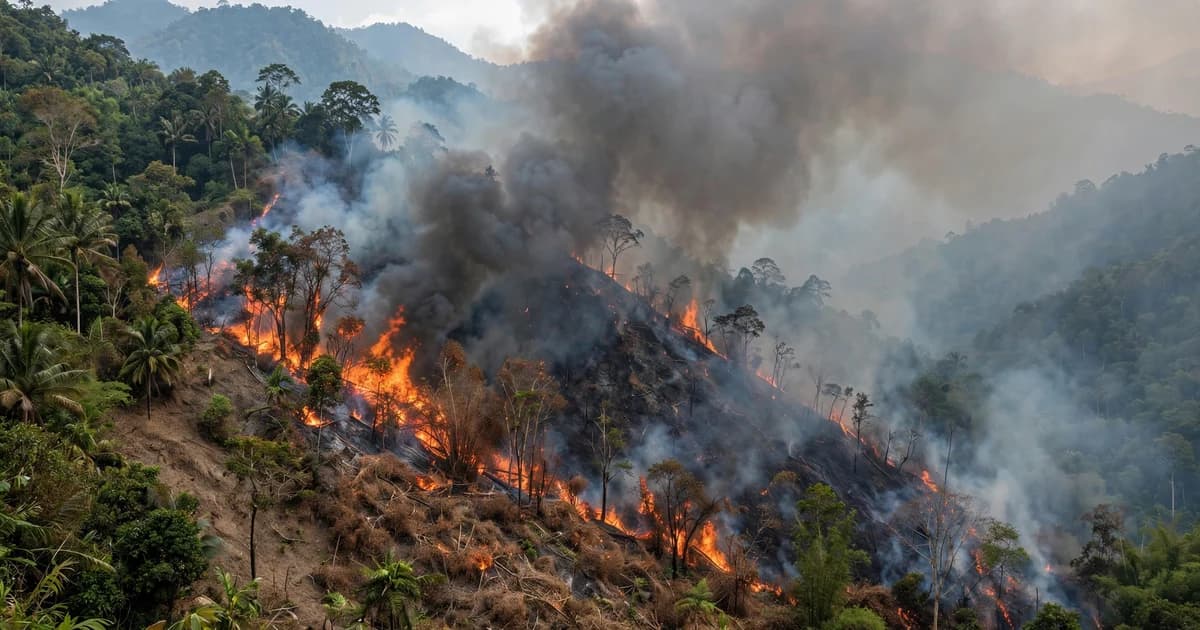 Kebakaran Hutan Gunung Arjuno-Welirang Meluas, Jalur Pendakian Ditutup Total