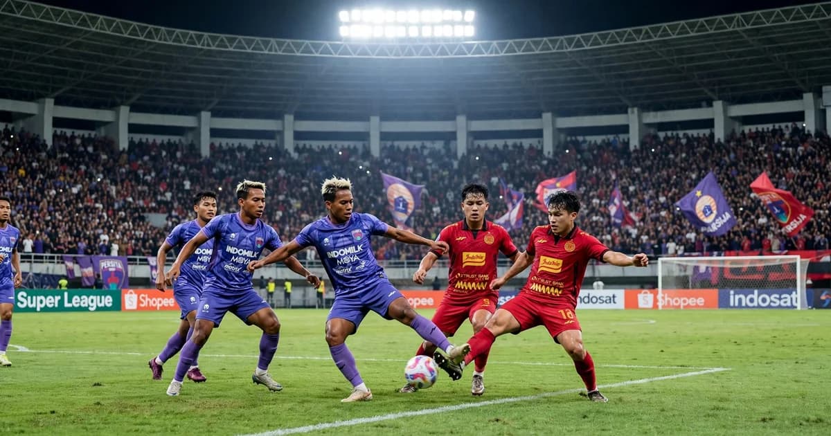 Persita Kalahkan Persija 3-2 Lewat Gol Dramatis Injury Time