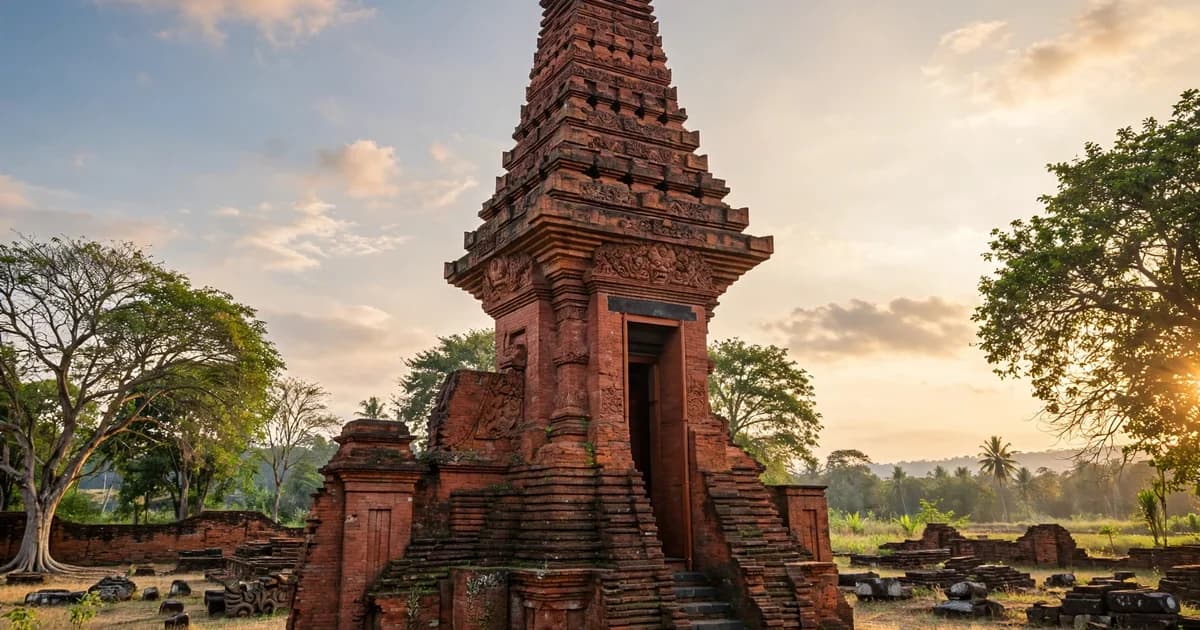 Candi Bajang Ratu, Gapura Megah Peninggalan Kerajaan Majapahit di Trowulan