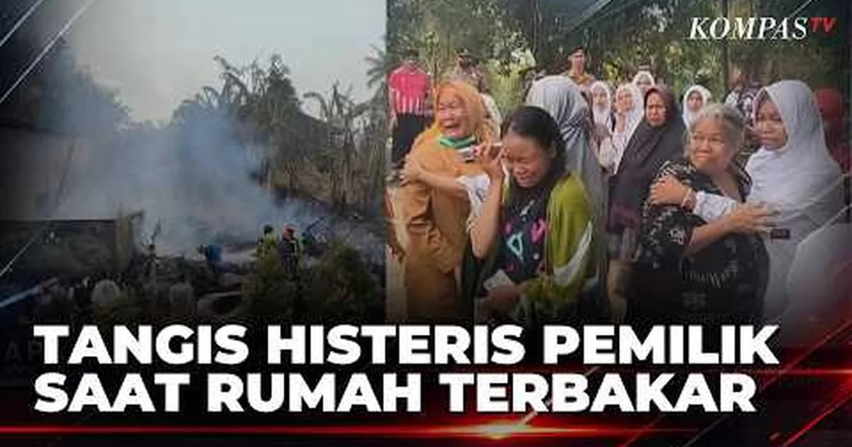 Rumah Panggung di Maros Rata dengan Tanah Dilalap Api, Pemilik Histeris saat Tahu Rumahnya Hangus
