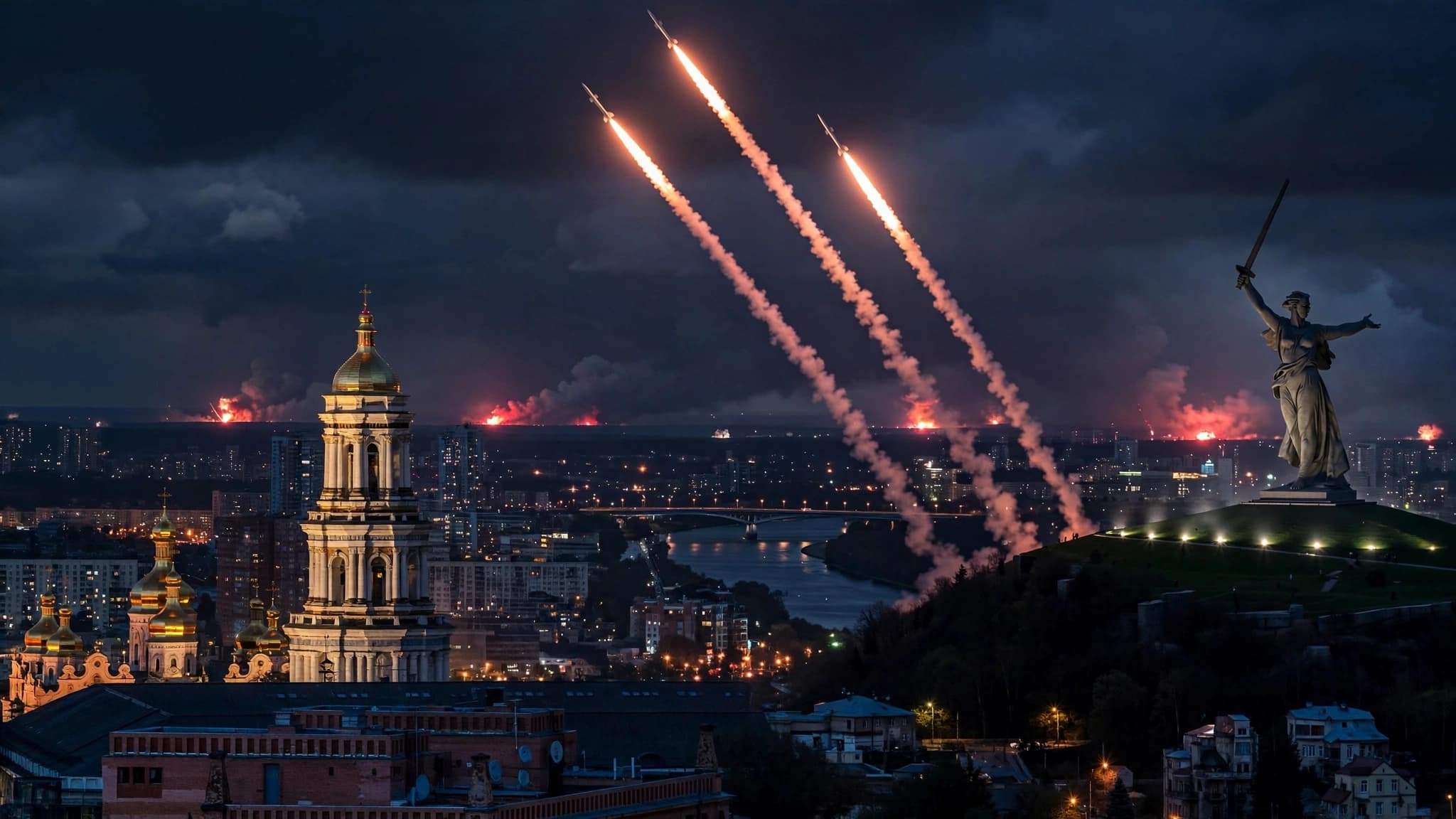 Rudal Rusia Menghantam Kyiv, Tepat saat AS Mendorong Perundingan Damai