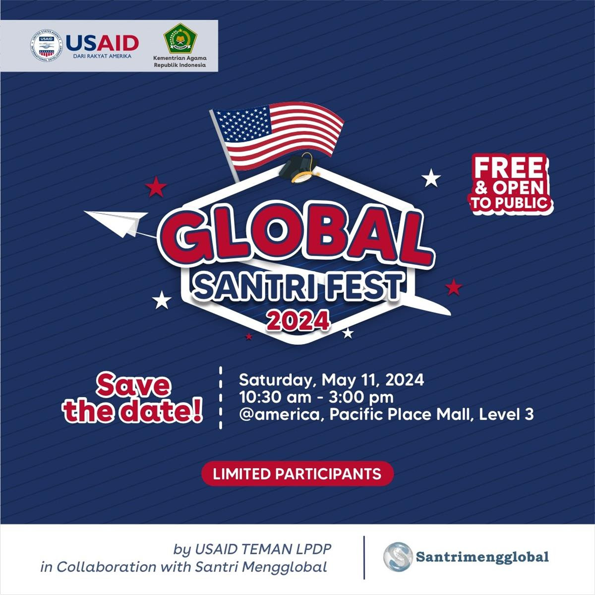 Global Santri Fest 2024, Undang Para Santri Belajar ke Amerika Serikat