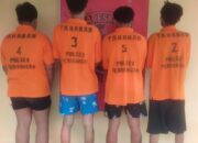 Polsek Perbaungan Ringkus Empat Anggota Geng Motor TRK