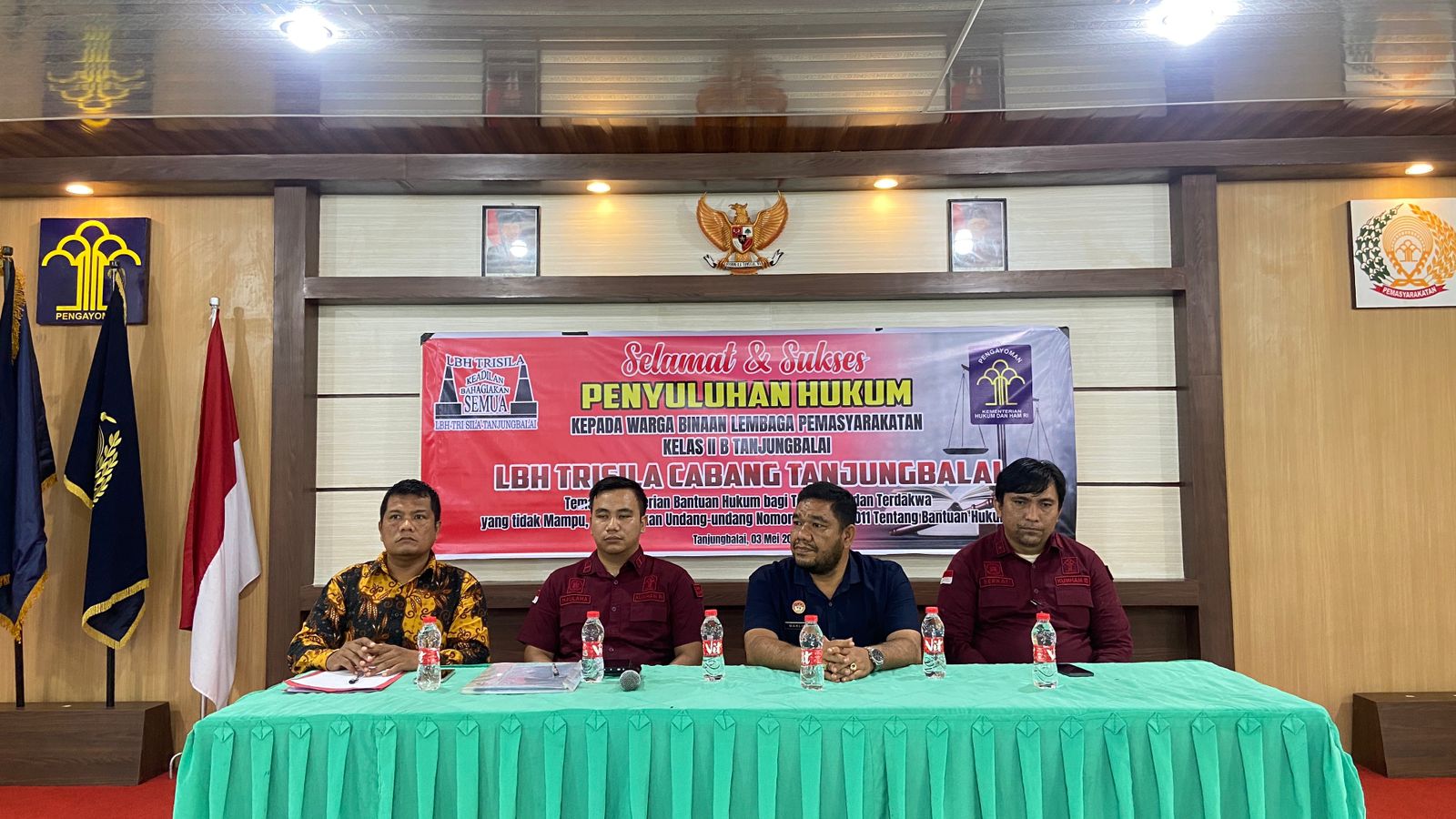 Kemenkumham Sumut dan LBH Trisila Berikan Penyuluhan Hukum Warga Binaan Lapas Tanjung Balai