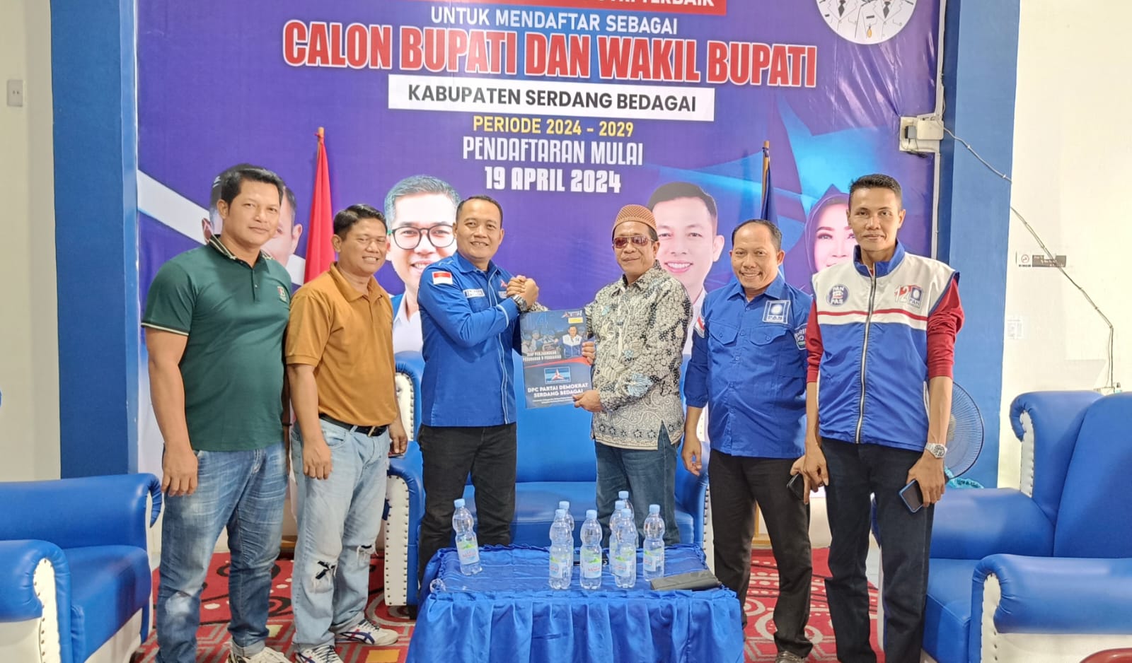 Nahwan S.Ag Resmi Mendaftar sebagai Bakal Calon Bupati Sergai 2024-2029