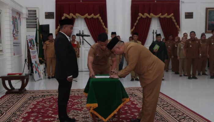 Disetujui Mendagri, Bupati Sergai Lantik 2 Pejabat JPT