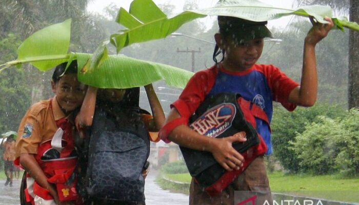 BMKG Rilis 19 Provinsi Berpotensi Diguyur Hujan Lebat