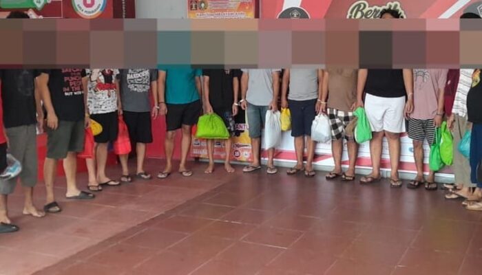 RTP Polres P.Siantar Titipkan 18 Tahanan Ke Rutan Lapas