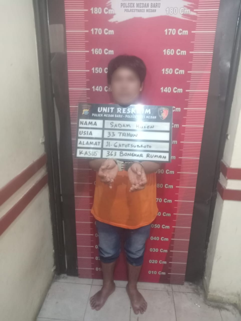Pelaku Pencurian di Medan Ditangkap, Polisi Masih Buru Rekannya