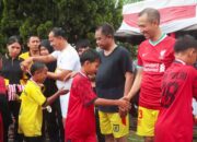 Bupati Darma Wijaya Motivasi Generasi Muda, Turnamen Sepak Bola U12 HUT Bhayangkara Polres Sergai Ditutup