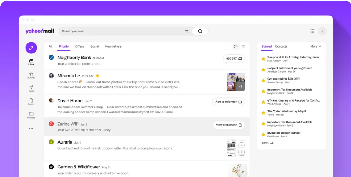 Setelah 10 Tahun akhirnya Yahoo Mail buat pembaruan dengan menambahkan Fitur AI