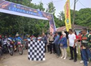 170 Rider Meriahkan Latihan Bersama Extrim Sergai di Desa Wisata Bartong