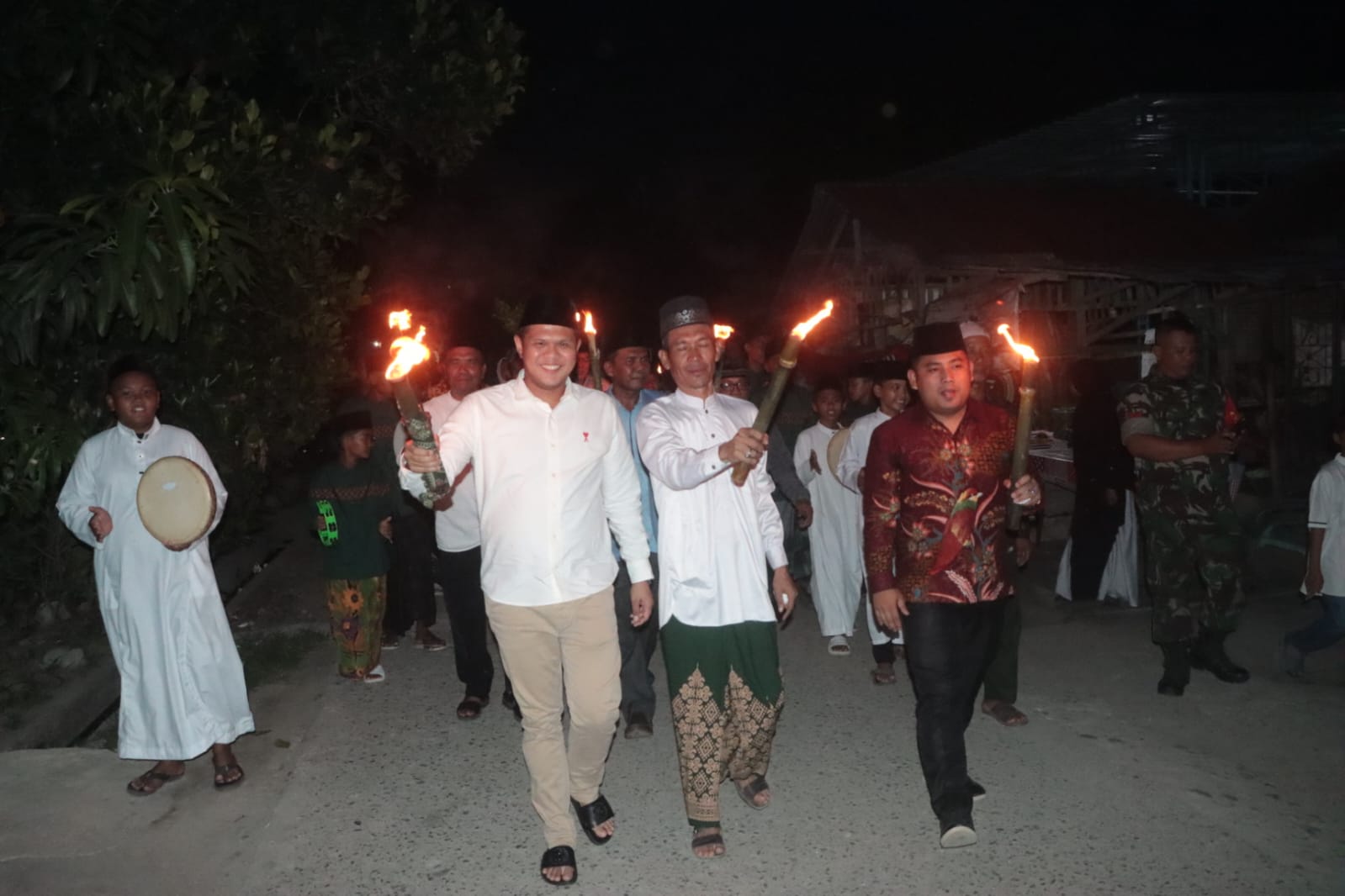 Wabup Sergai Istighosah dan Pawai Obor Sambut Tahun Baru Islam