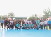 Pemdes Paya Lombang Gelar Turnamen Bola Voly Sambut HUT RI