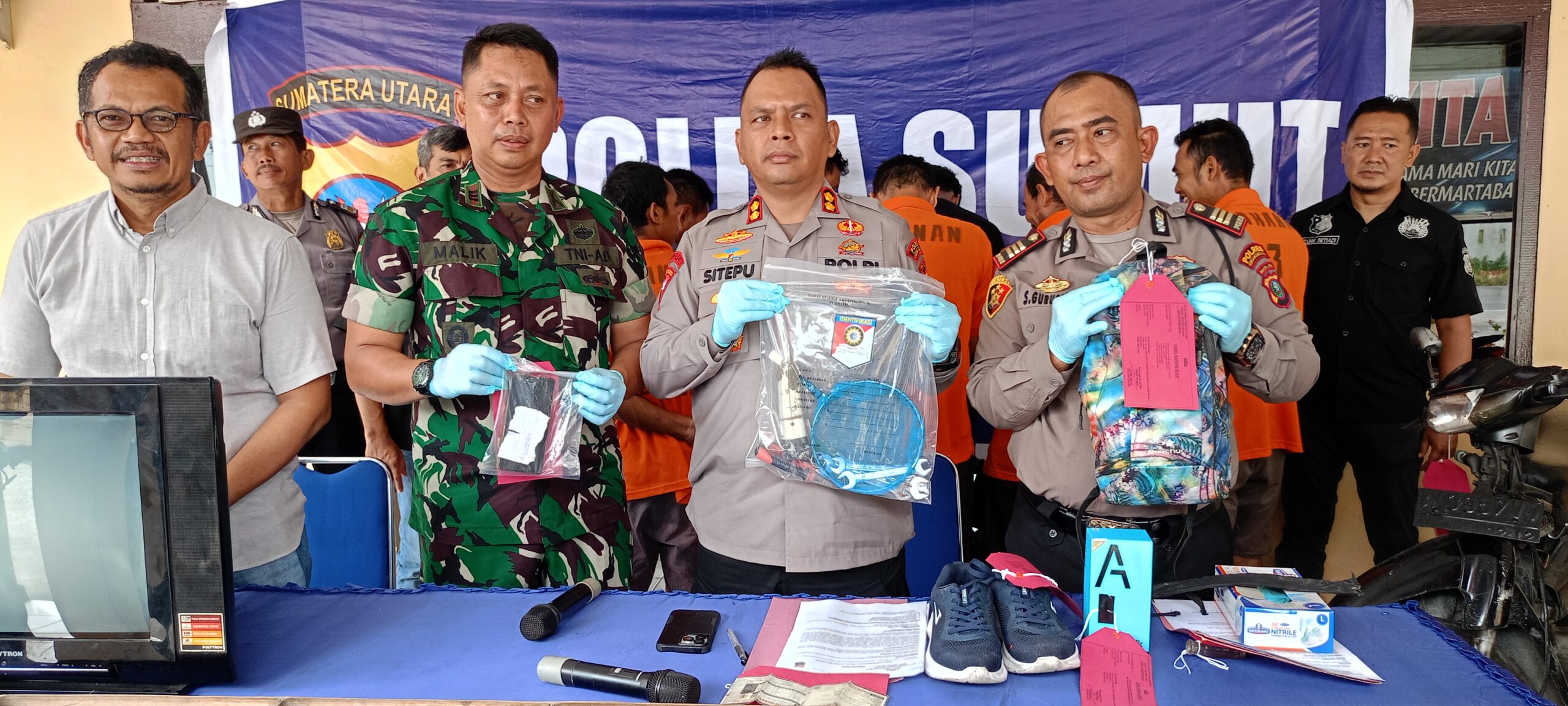 Polsek Perbaungan Ungkap Serangkaian Kasus Kriminal