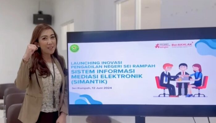 Pengadilan Negeri Serdang Bedagai Luncurkan Aplikasi SIMANTIK Untuk Permudah Mediasi