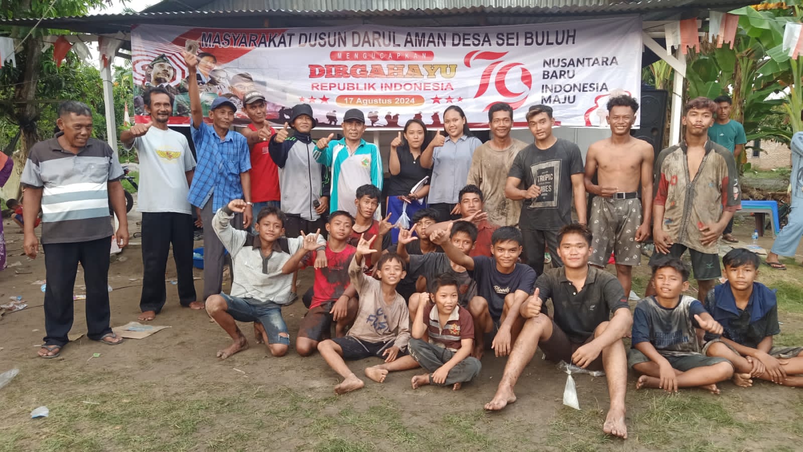 Dusun Darul Aman Meriahkan HUT RI ke-79 dengan Lomba Penuh Antusias