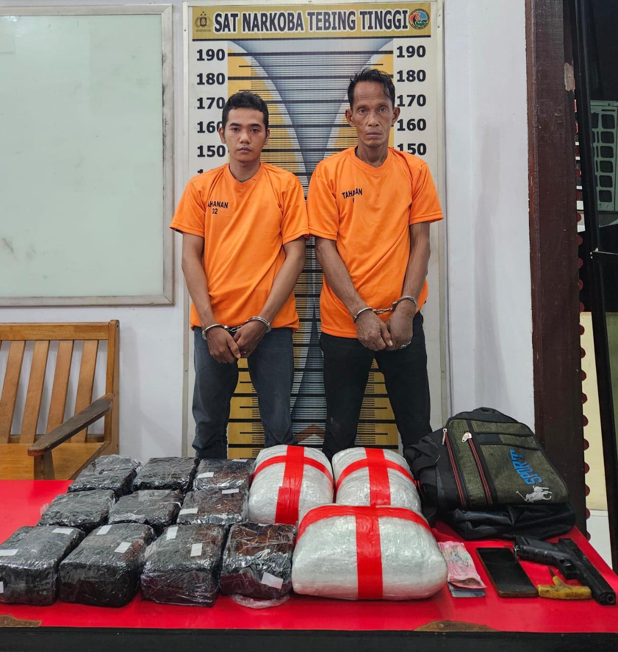 Polres Tebing Tinggi Ungkap Peredaran 30 ribu extacy dan 10 kg sabu