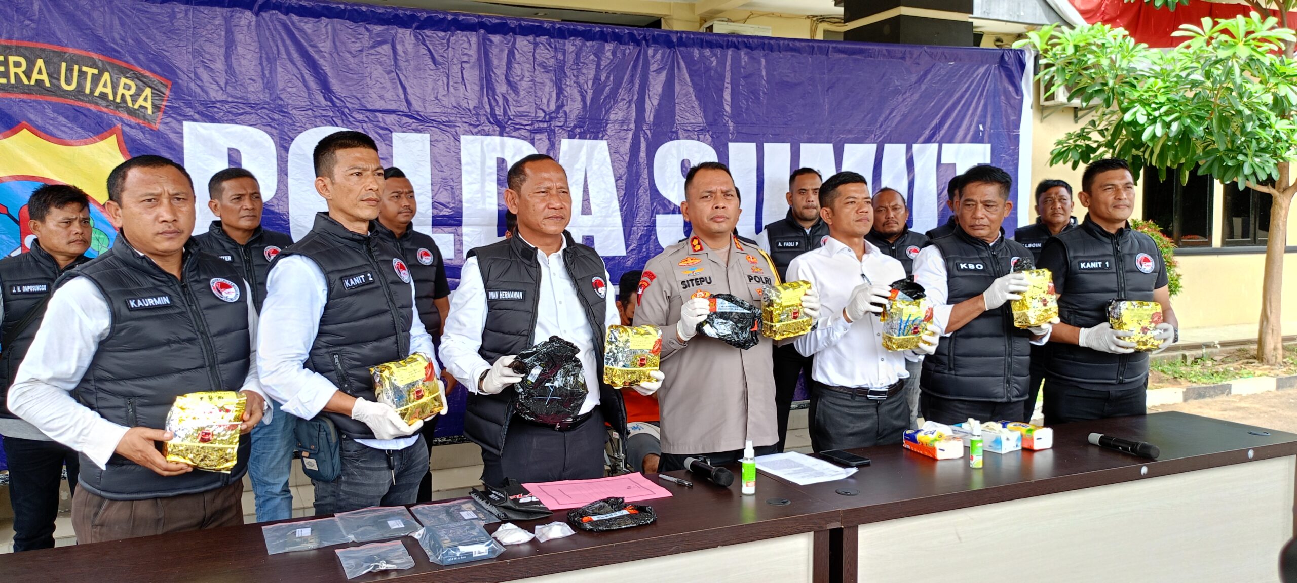 Jaringan Narkoba Internasional Dibongkar, 7 Kg Sabu Diamankan di Polres Serdang Bedagai