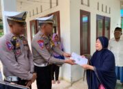 Satlantas Polres Sergai Berbagi Kebaikan di HUT   ke-69, Santuni Lansia dan Anak Yatim
