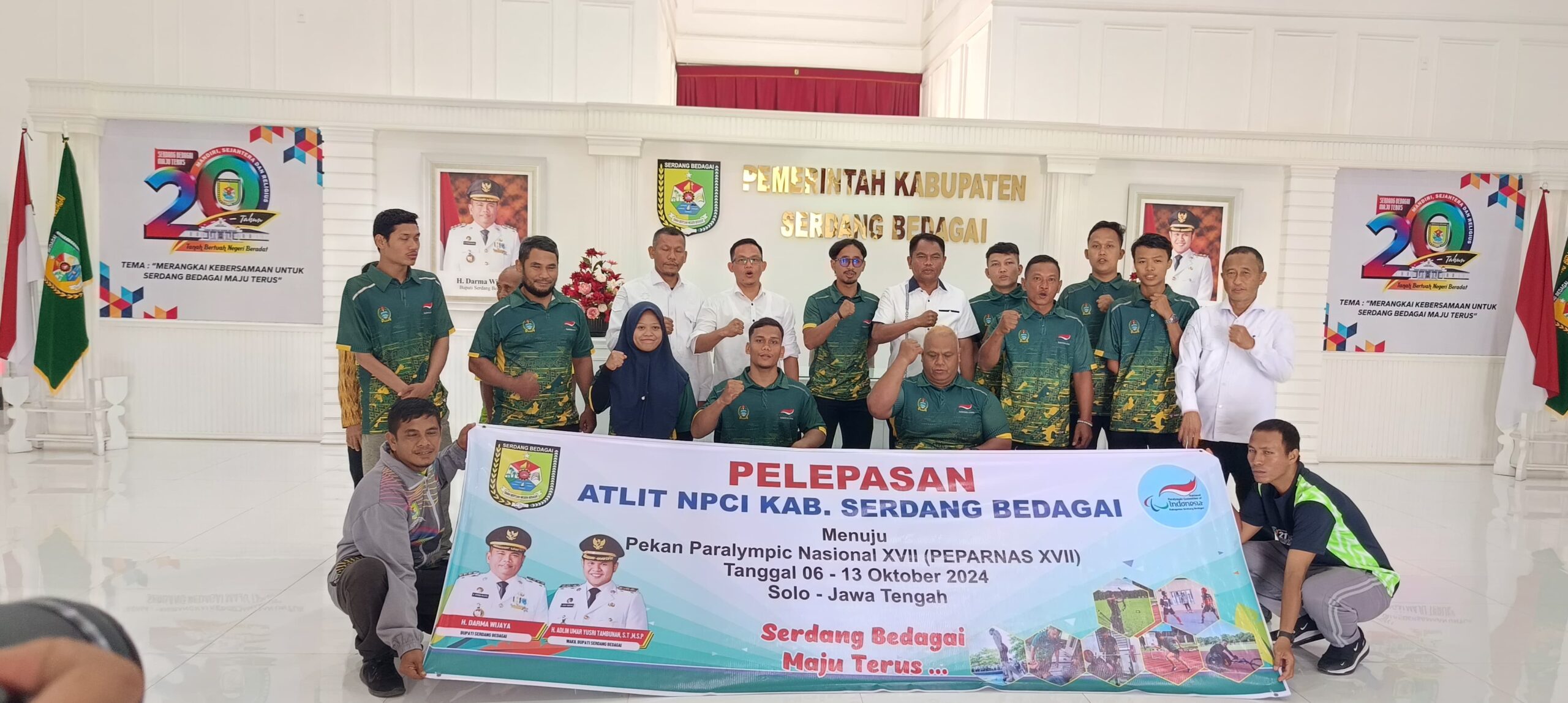 Darma Wijaya Janjikan Kejutan Besar Jika Atlet NPC Sergai Borong Emas di Peparnas XVII