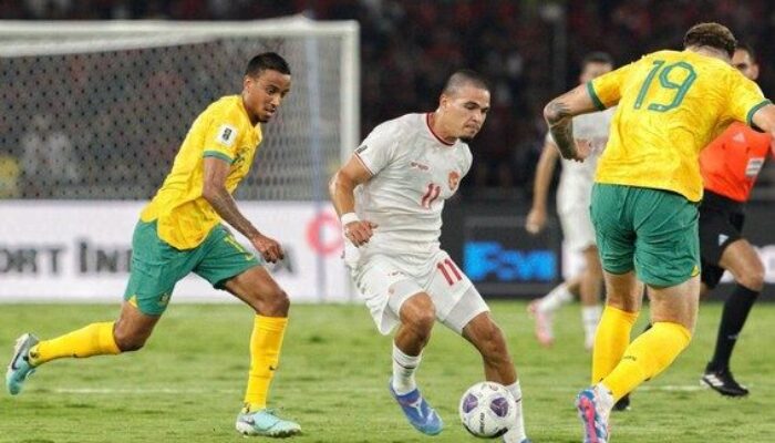 Indonesia Berada Diurutan 4 Group C Usai Imbang Lawan Australia