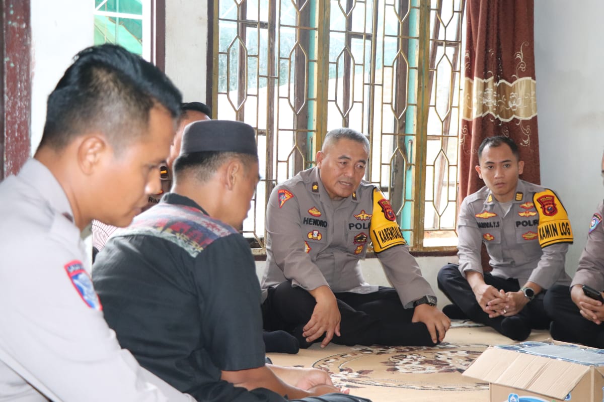Polres Sergai Beri Dukungan kepada Keluarga Personel yang Berduka