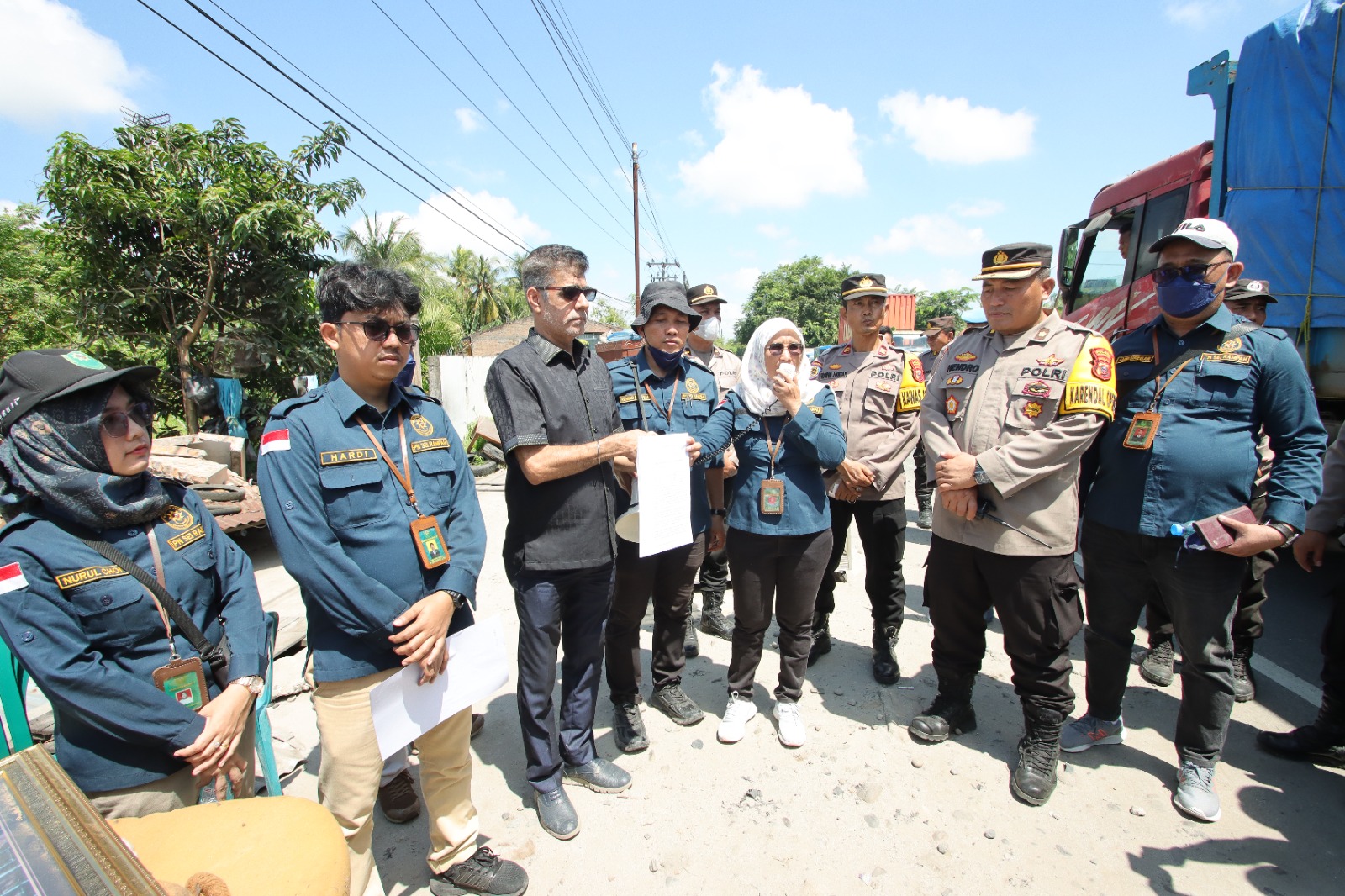 Dipantau Ketat Aparat Polres Sergai, Eksekusi Lahan di Perbaungan Berjalan Lancar