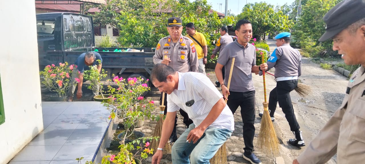 Polsek Dolok Masihul Gelar Bakti Sosial Meriahkan HUT Humas Polri ke-73