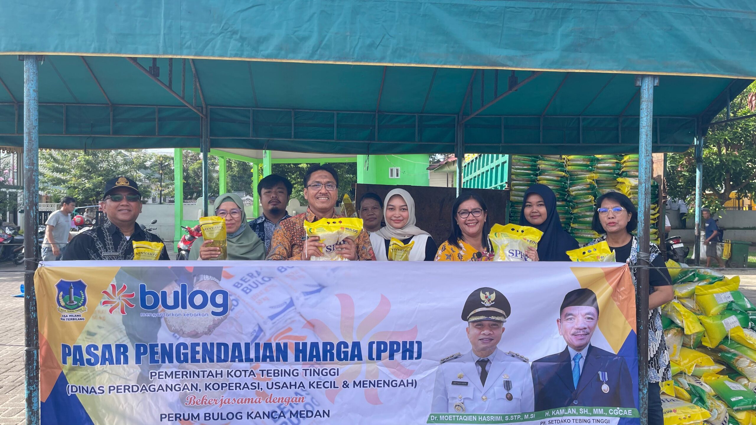 Pemkot Tebing Tinggi Gelar Pasar Pengendalian Harga, Warga Antusias Berbelanja Murah