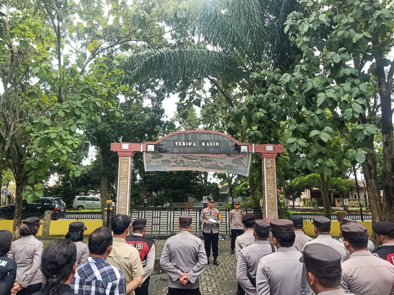 Polres Tebing Tinggi Amankan Debat Publik Ketiga Paslon Walikota dan Wakil Walikota