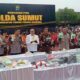 Polda Sumut Berhasil Sikat Ratusan Kasus Narkoba dalam Seminggu