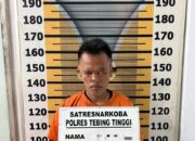 Polres Tebing Tinggi Tangkap Residivis Pedagang Sabu Desa Paya Lombang