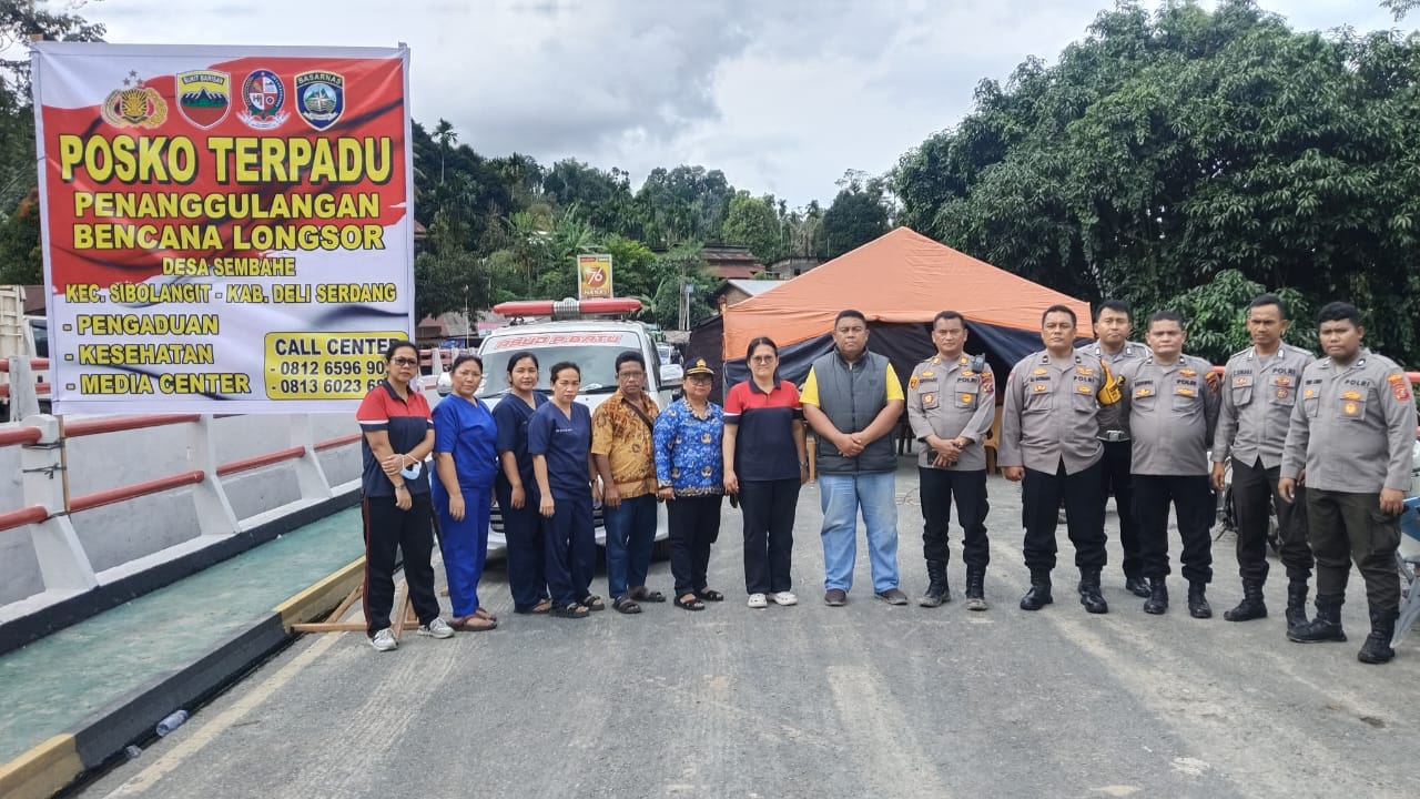 Longsor Sibolangit: Posko Terpadu Didirikan, Warga Diminta Hubungi Call Center