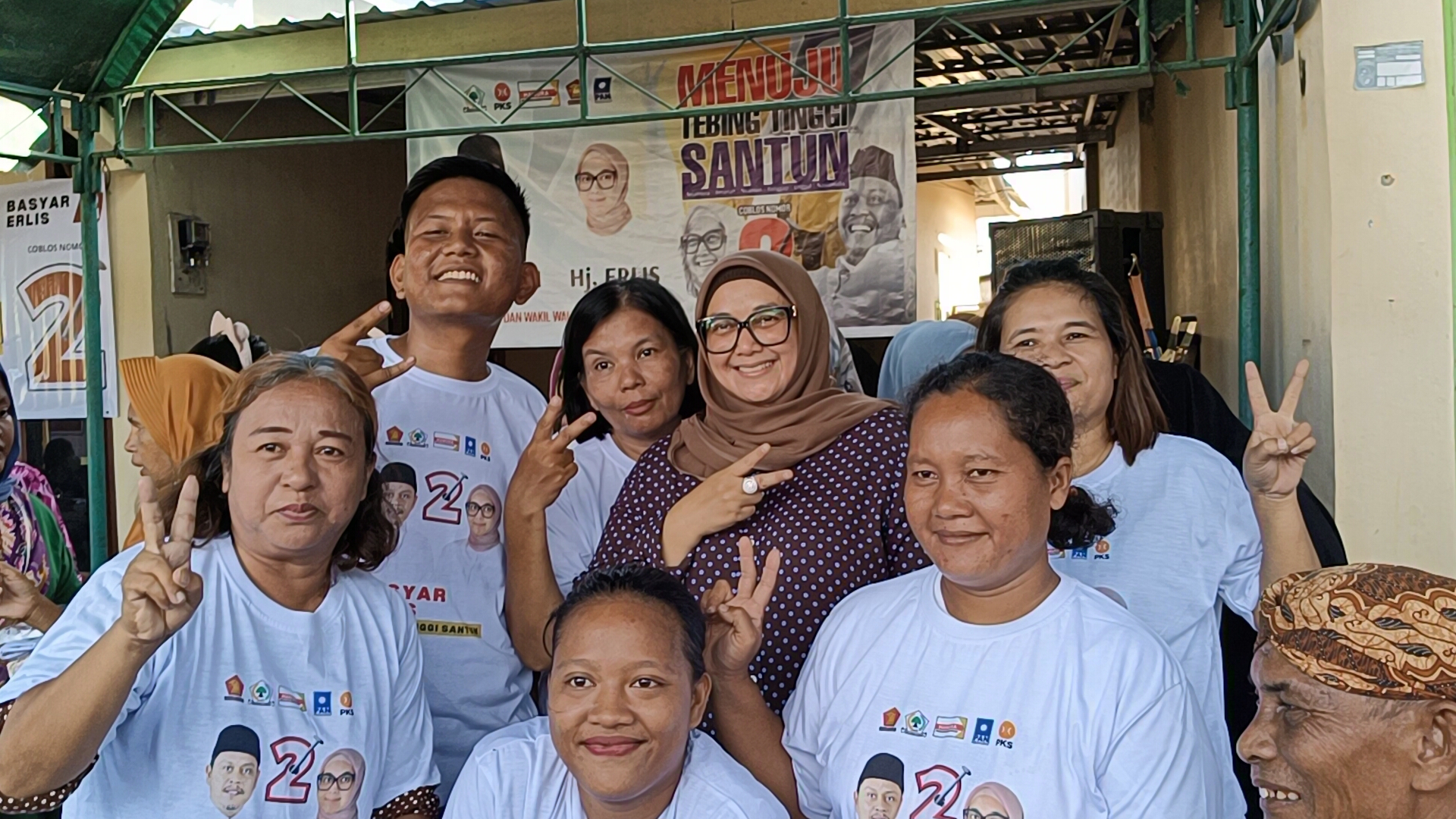 Warga Kelurahan Damar Sari 80 persen Dukung Hj Erlis, Sampaikan Aspirasi Pembangunan