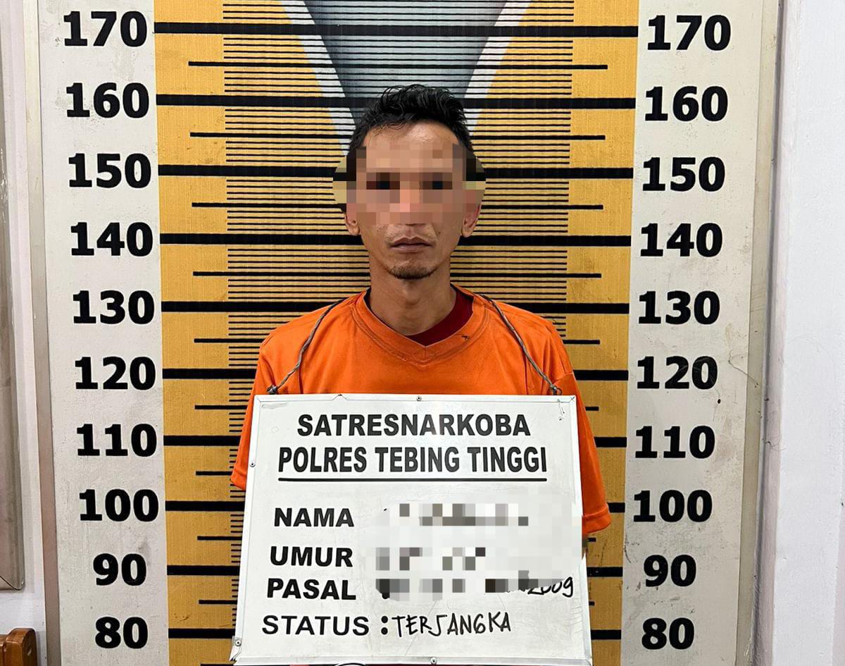 Ini Tampang Residivis Yang Ditangkap Satres Narkoba Polres Tebing Tinggi Bersama 5 Paket Sabu