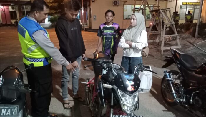 Diakhir Pekan, Polres Tebing Tinggi Amankan Kenderaan Berknalpot Brong