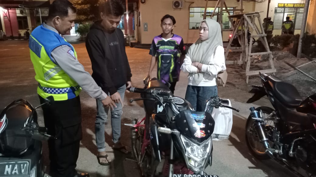 Diakhir Pekan, Polres Tebing Tinggi Amankan Kenderaan Berknalpot Brong