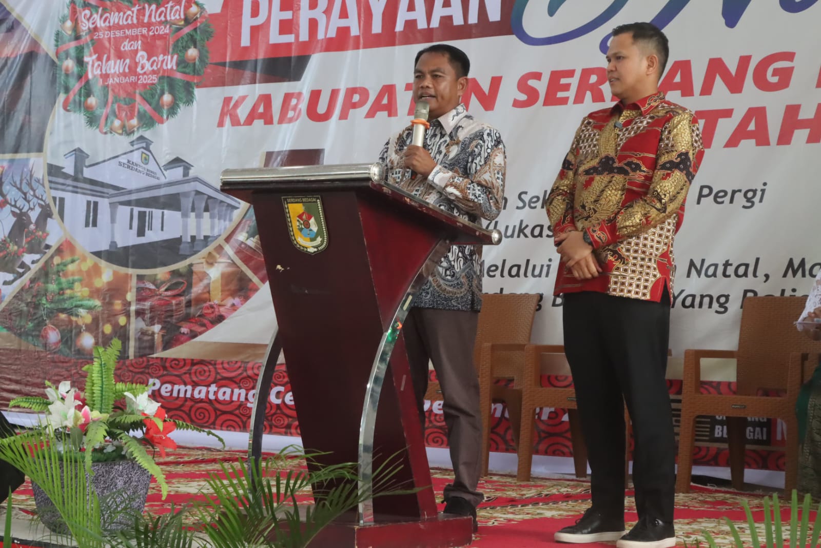 Ribuan Umat Kristiani Sergai Rayakan Natal, Bupati Tekankan Kerukunan