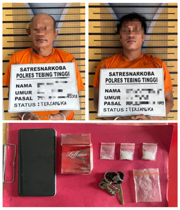 Diduga Miliki Sabu, Satres Narkoba Polres Tebing Tinggi Tangkap 2 Pria