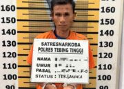 Resahkan Warga, Pria Ini Ditangkap Satres Narkoba Polres Tebing Tinggi Terkait Sabu