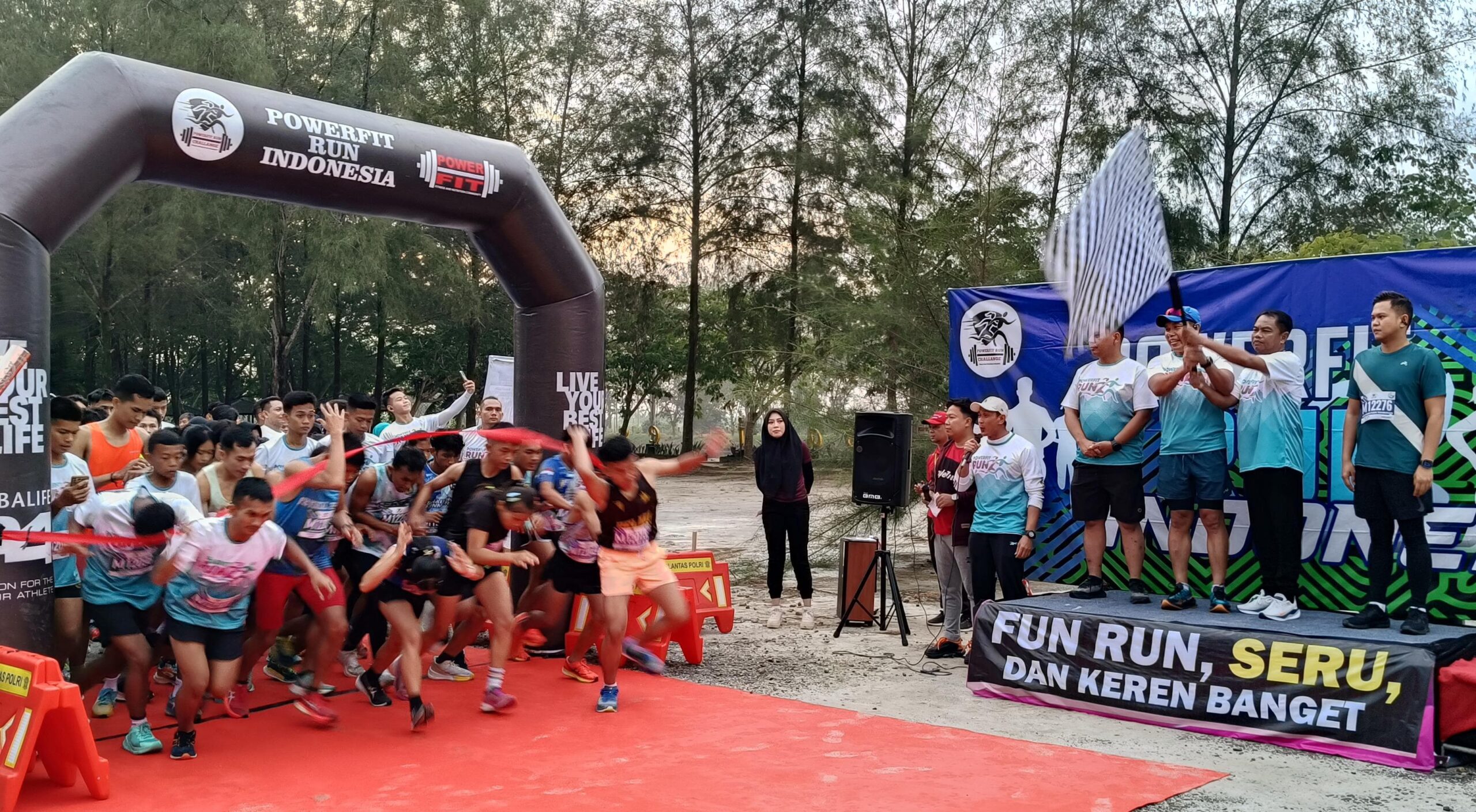 Fan Run 6 Km Pantai Bali Lestari, Wakapolda Sumut Ajak Giatkan Hidup Sehat