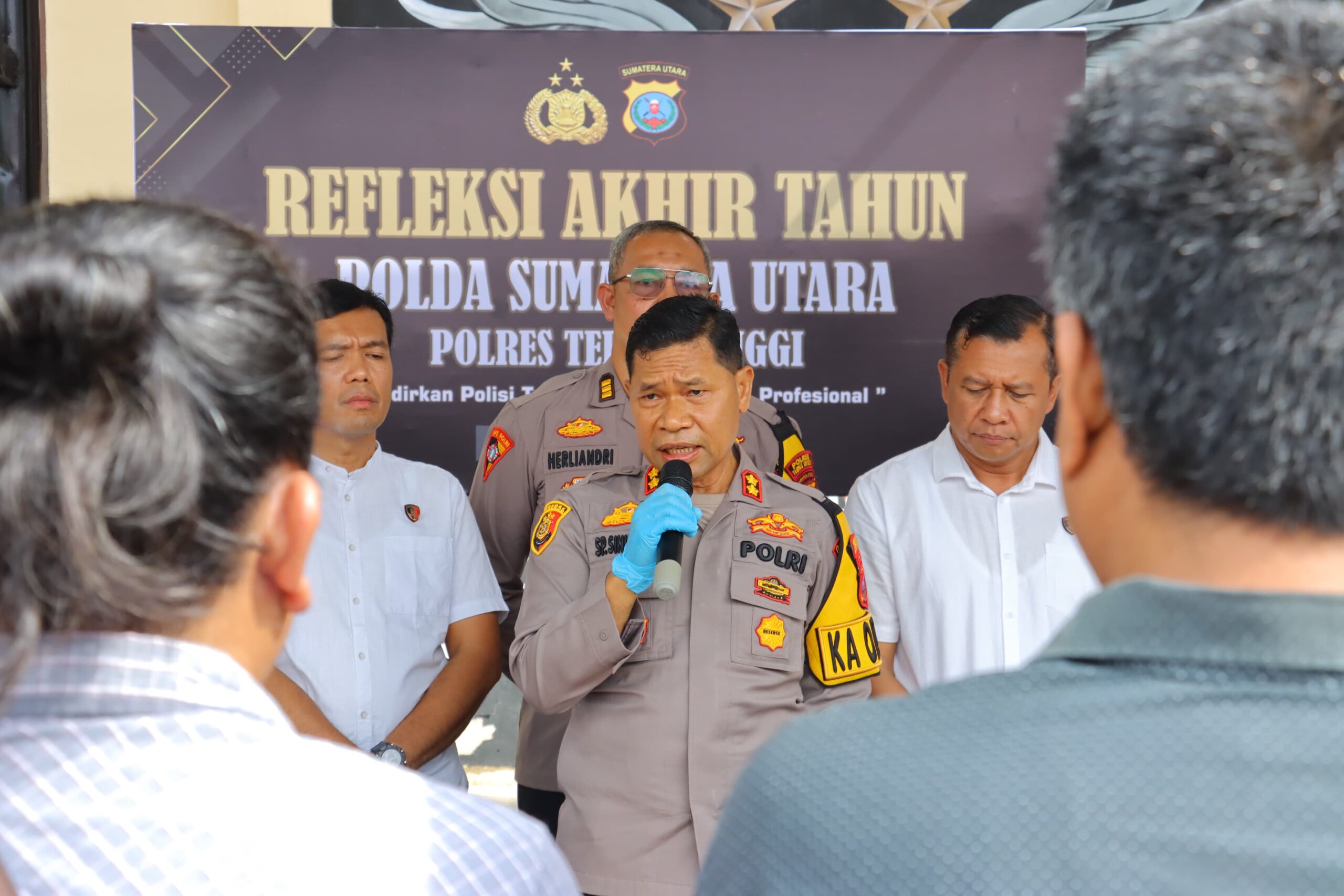 Press Release Akhir Tahun, Polres Tebing Tinggi Ungkap Kasus dan Layanan Yang Telah Berjalan