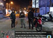Antisipasi Kejahatan di Malam Hari, Sat Reskrim Polres Tebing Tinggi Tingkatkan Patroli