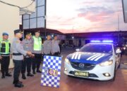 Kapolres Tebing Tinggi Pimpin Patroli Skala Besar Pengamanan Malam Tahun Baru