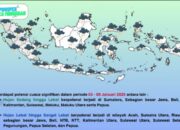 BMKG: Waspada Hujan Lebat dan Potensi Bencana Hidrometeorologi Awal Tahun 2025