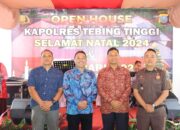 Menyambut Tahun Baru 2025, Kapolres Tebing Tinggi Adakan Open House