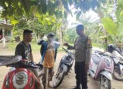 Sambangi Desa Mainu Tengah, Bhabinkamtibmas Polsek Dolok Merawan Sampaikan Pesan Kamtibmas