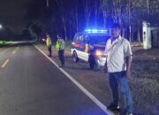 Polsek Dolmer Gelar Patroli Blue Light di Jalinsum Guna Antisipasi Kejahatan Jalanan